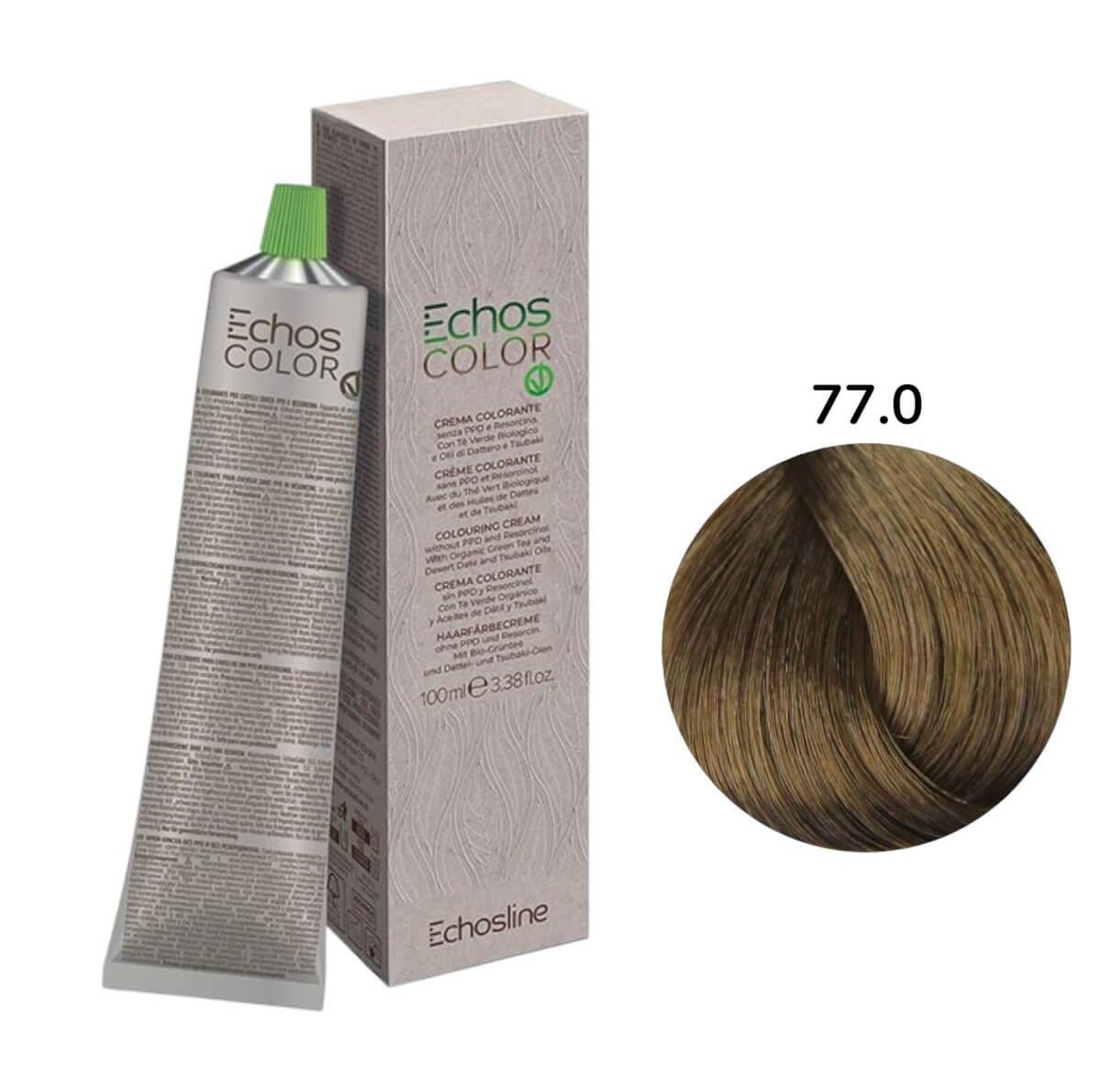 Hair Dye 77.0 medium blonde extra intense Echos Color 100ml