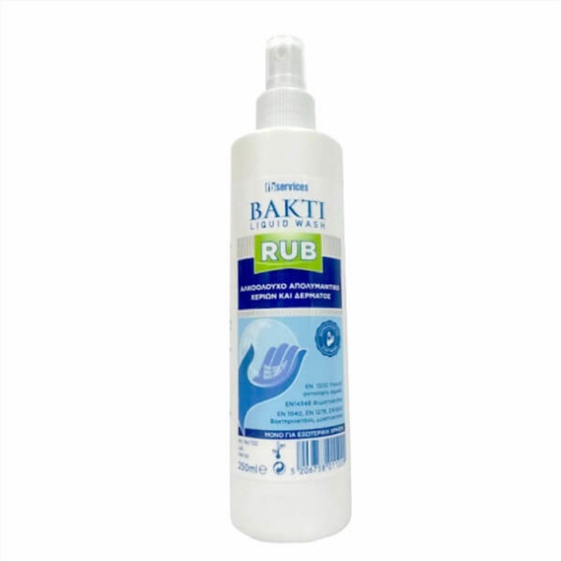 Hand-Skin Antiseptic In Spray Bakti Rub 250ml