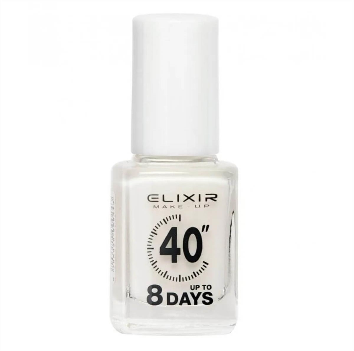 Elixir Nail Polish 40″ & Up to 8 Days 04 Soft White - 13ml