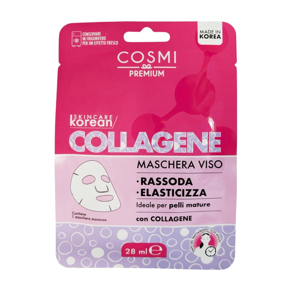 Μάσκα προσώπου Collagen - Cosmi 28ml