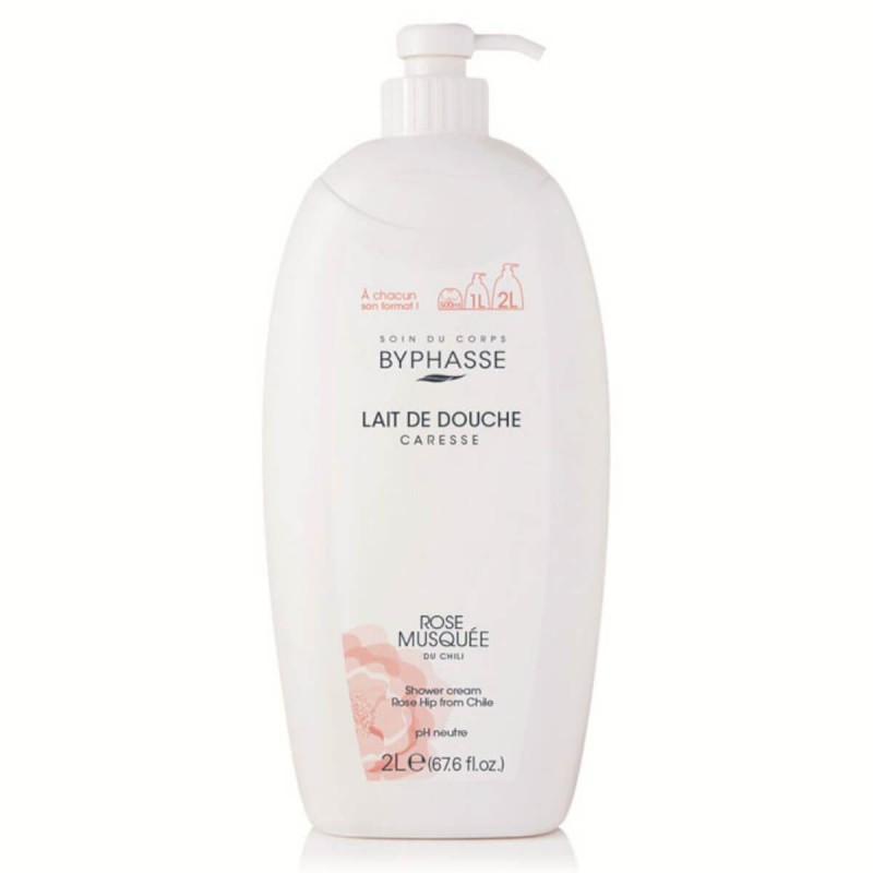 ByPhasse Caresse Shower Cream Rosehip 2000ml