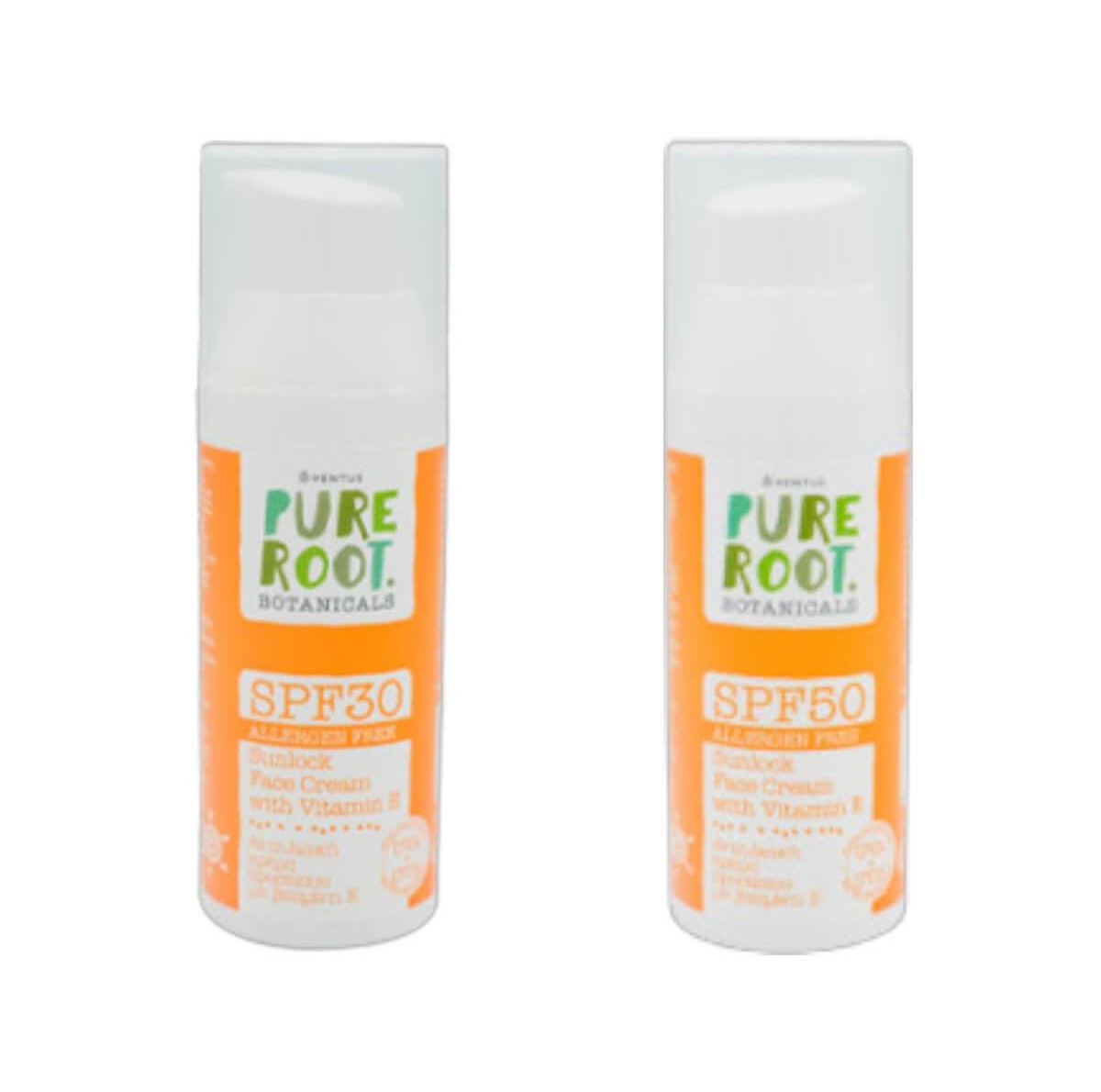 Αντηλιακή Κρέμα Προσώπου Ventus Pure Root 50ml