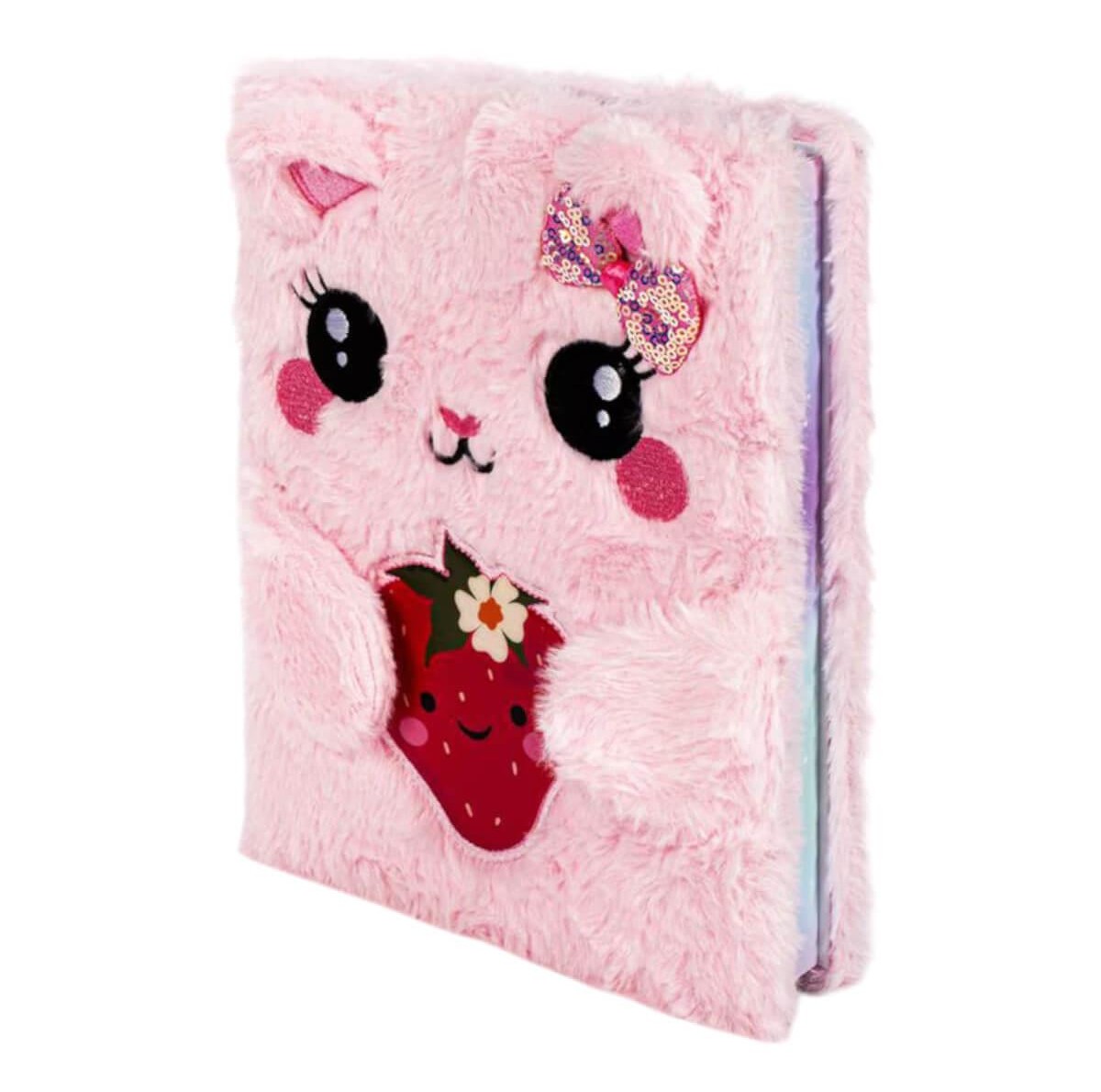 Children's Furry Makeup Palette Book Pink