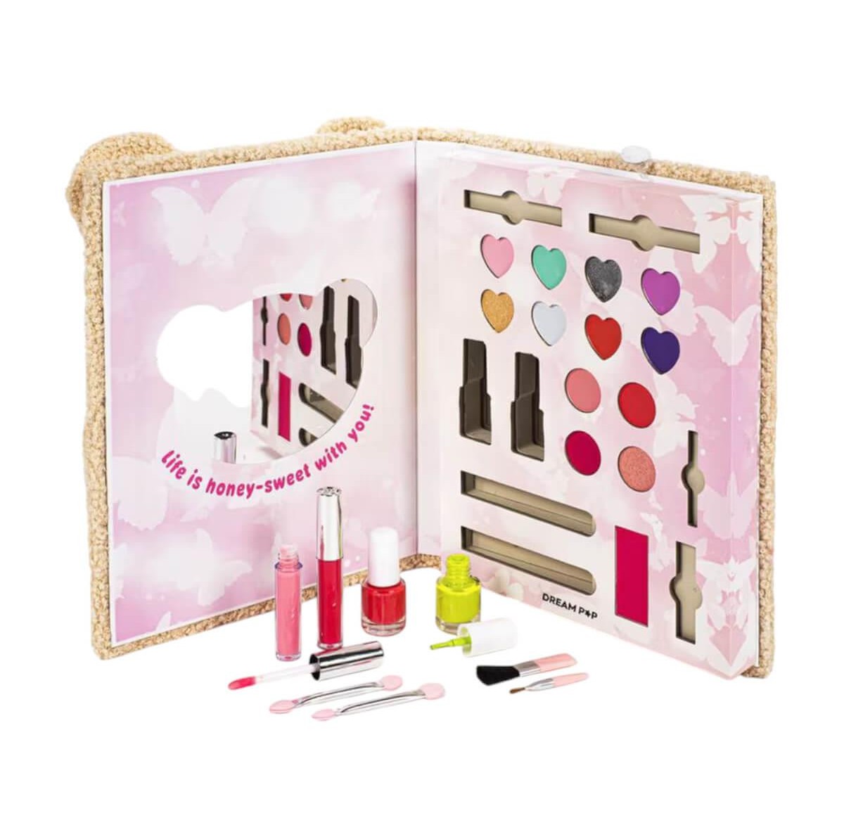 Children's Furry Makeup Palette Book Beige