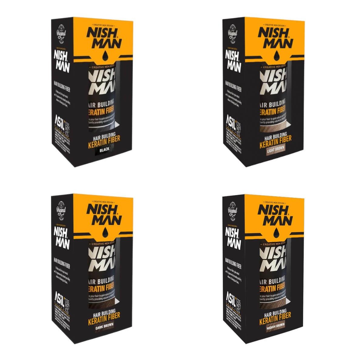 Nishman Ίνες Κερατίνης Hair Building Fiber