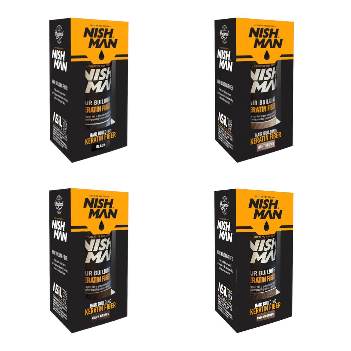 Nishman Ίνες Κερατίνης Hair Building Fiber