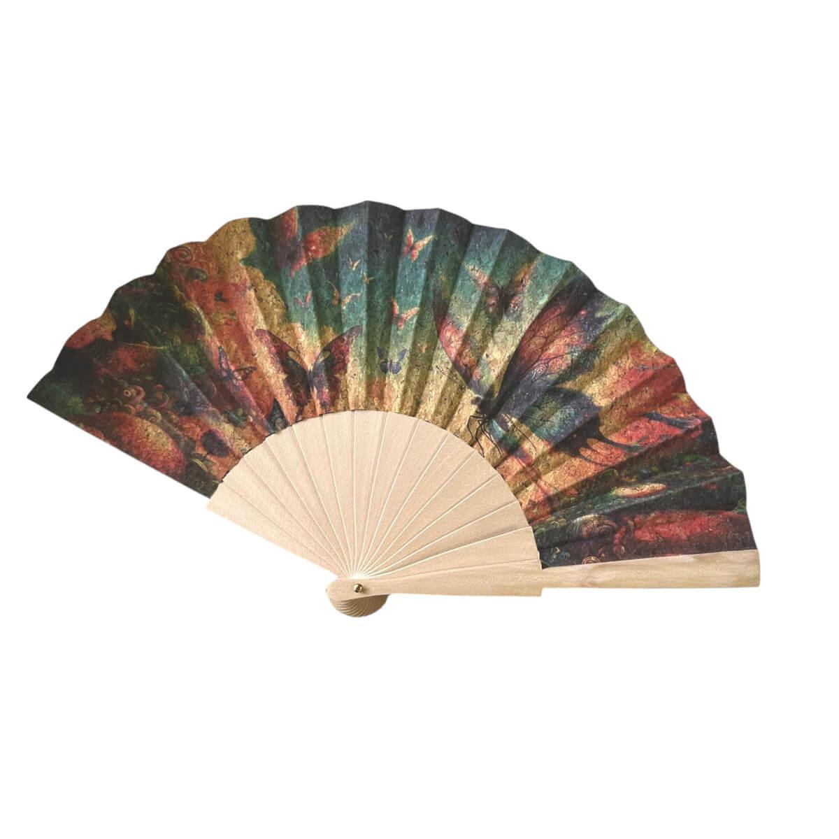 Wooden Butterfly Fan Wooden Butterfly Fan
