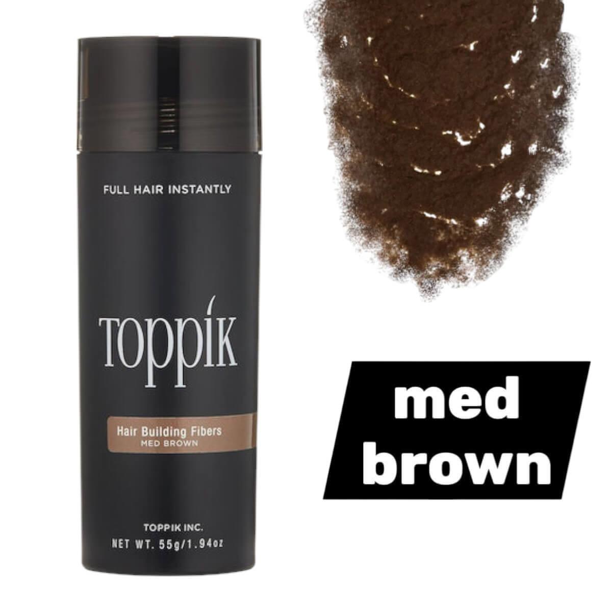 Toppik Keratin Hair Thickening Fibers 55g Brown