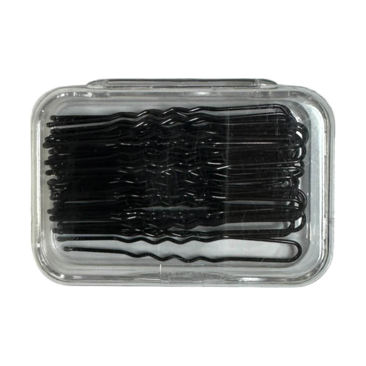 Hairpins black 60mm J&E - 36 pcs