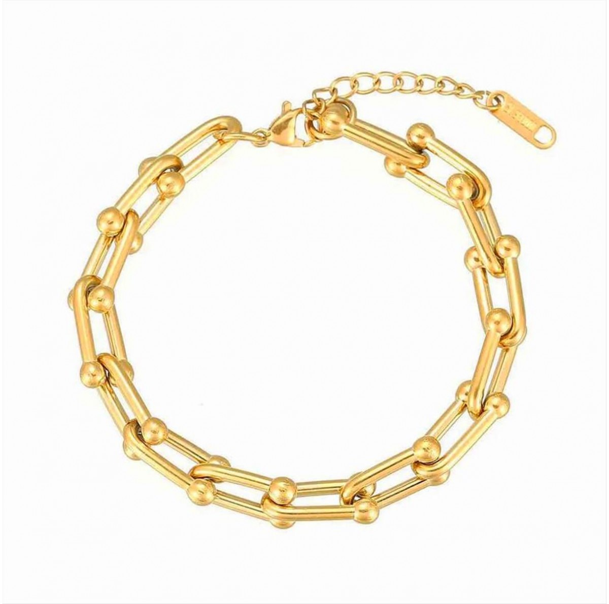 Βραχιόλι ατσάλινο Gold