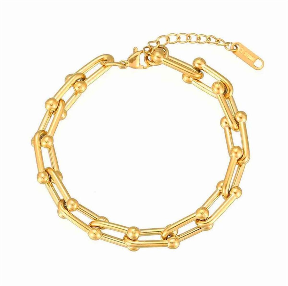 Βραχιόλι ατσάλινο Gold