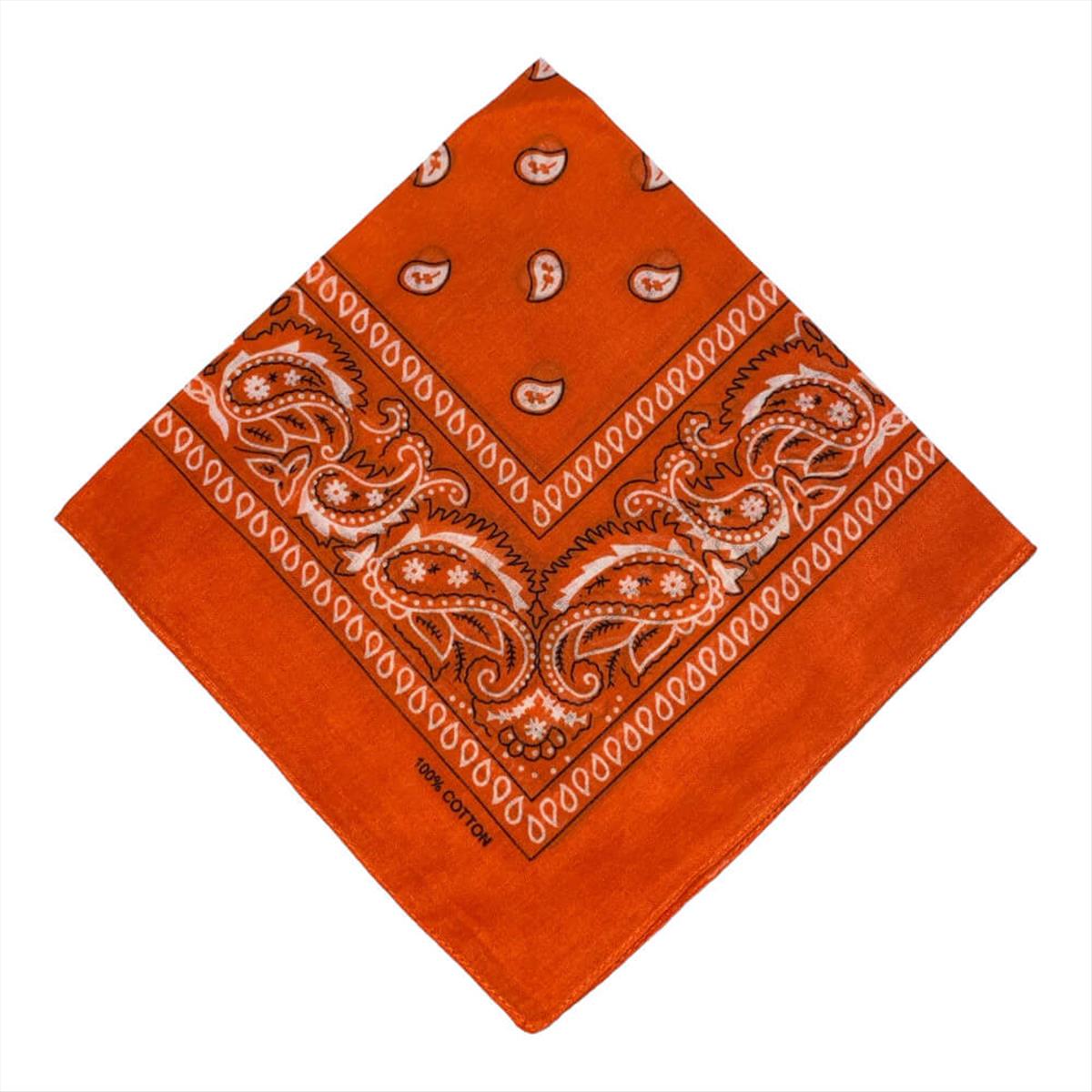 Bandana headband orange