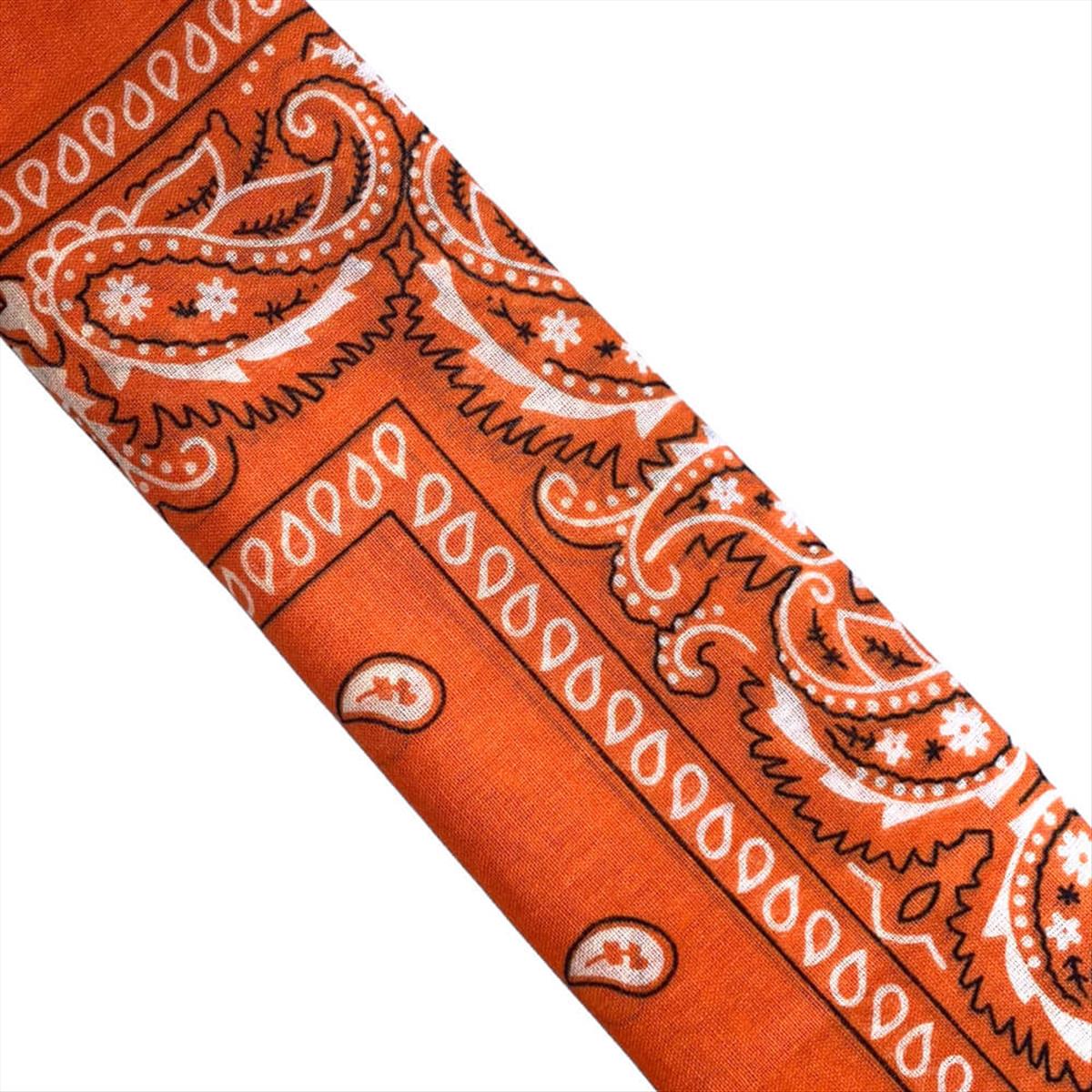 Bandana headband orange