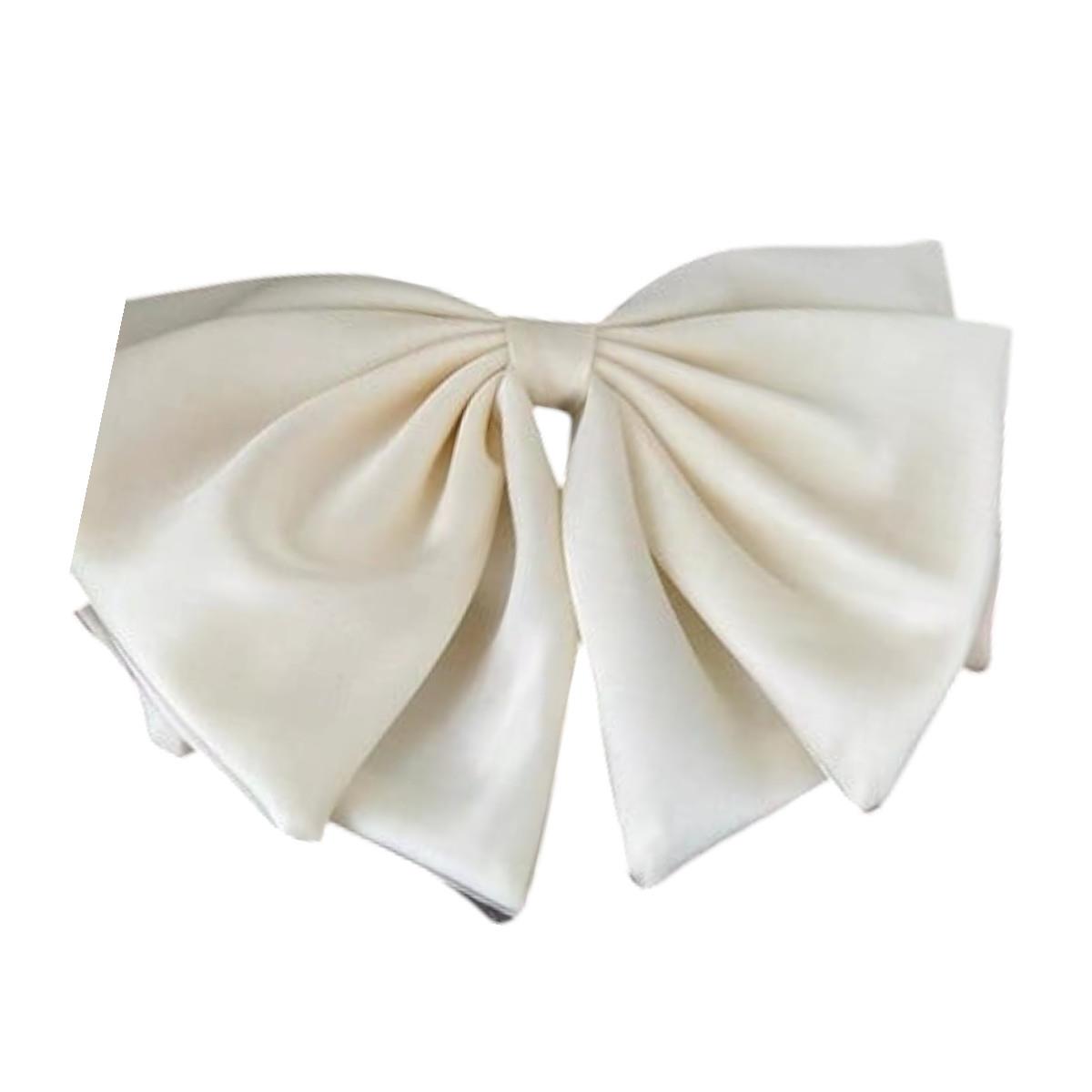 White air clip with bow