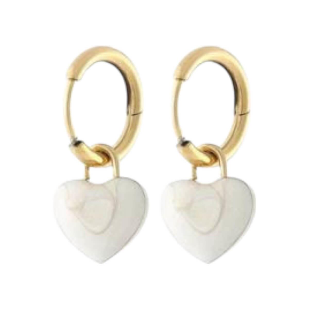 Heart Dangle Earrings