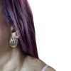 Silver & gold shell earrings