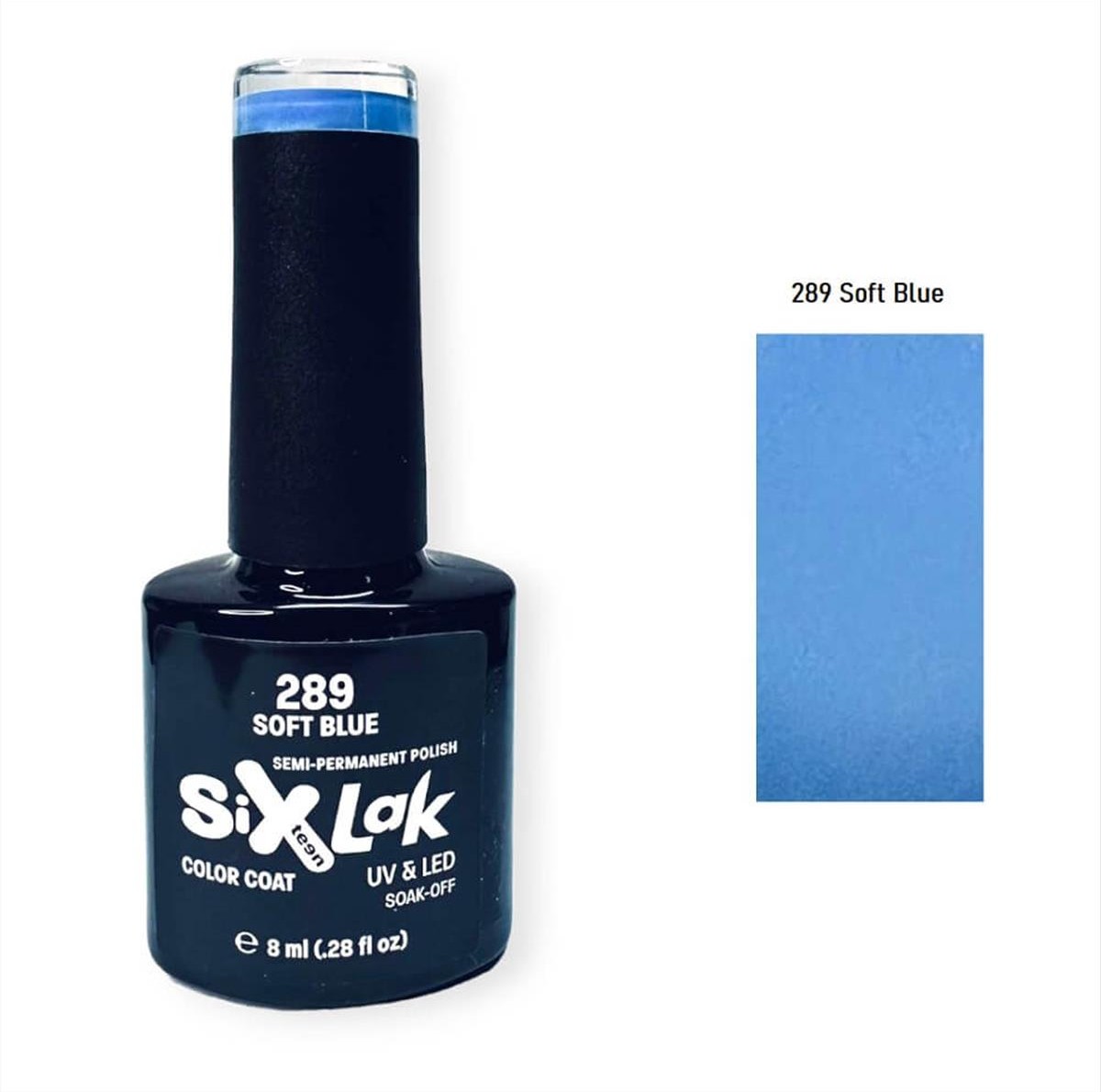 Semi-permanent Varnish SixLak Uv & Led Soak Off Primrose Garden No289-8ml