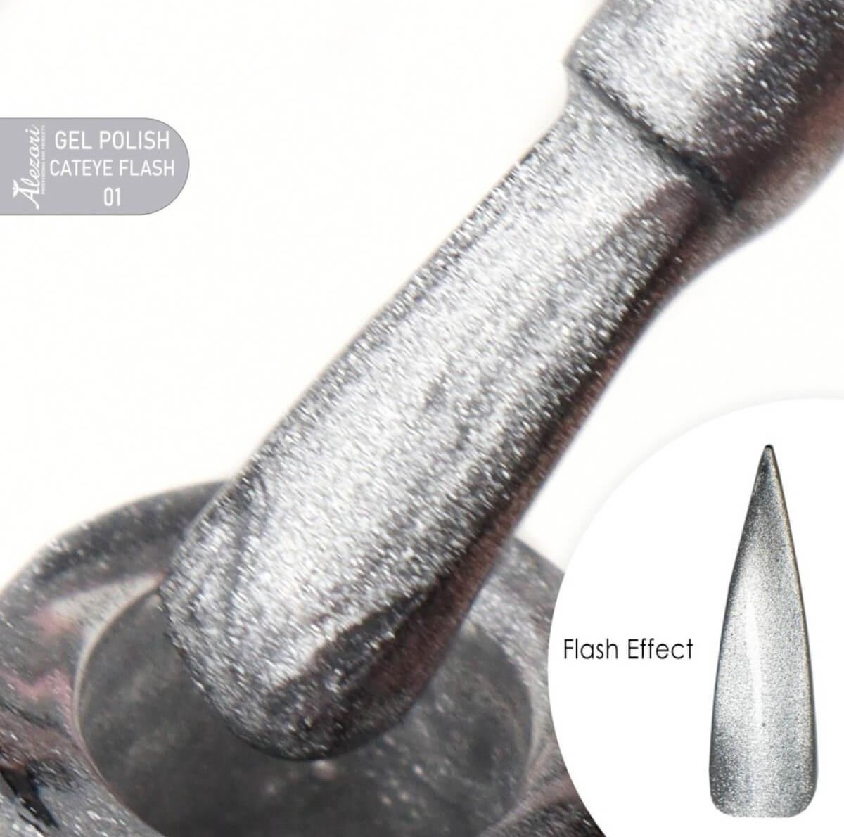 Alezori Ημιμόνιμο Βερνίκι Gel Polish Cat Eye Flash 15ml