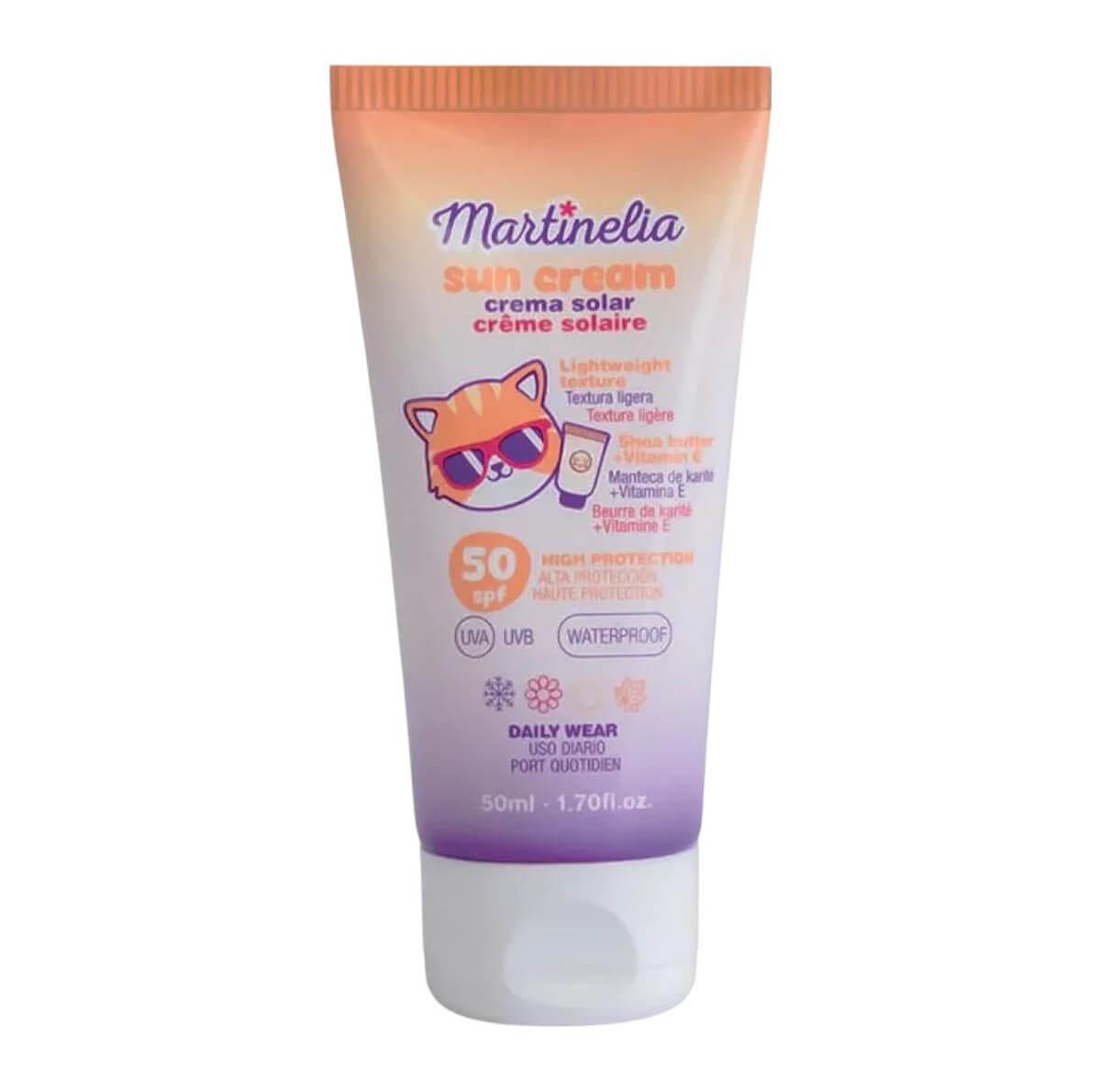 Martinelia Sun Cream SPF50 Αντηλιακή κρέμα προσώπου 50ml