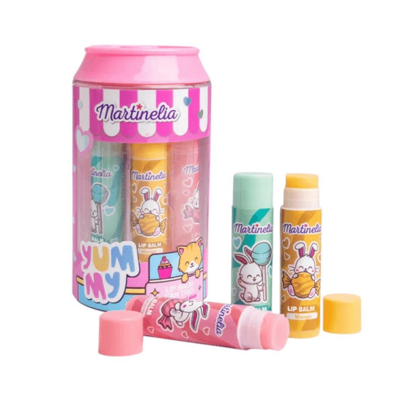 Martinelia Lip Balm Yummy Can Trio