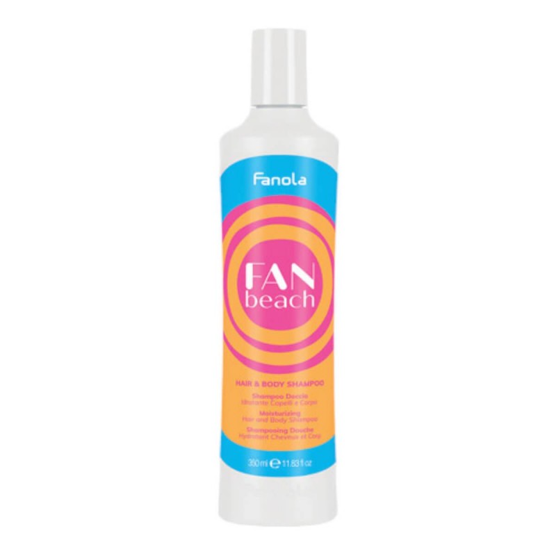Hair and body shampoo Fanbeach Fanola 350ml