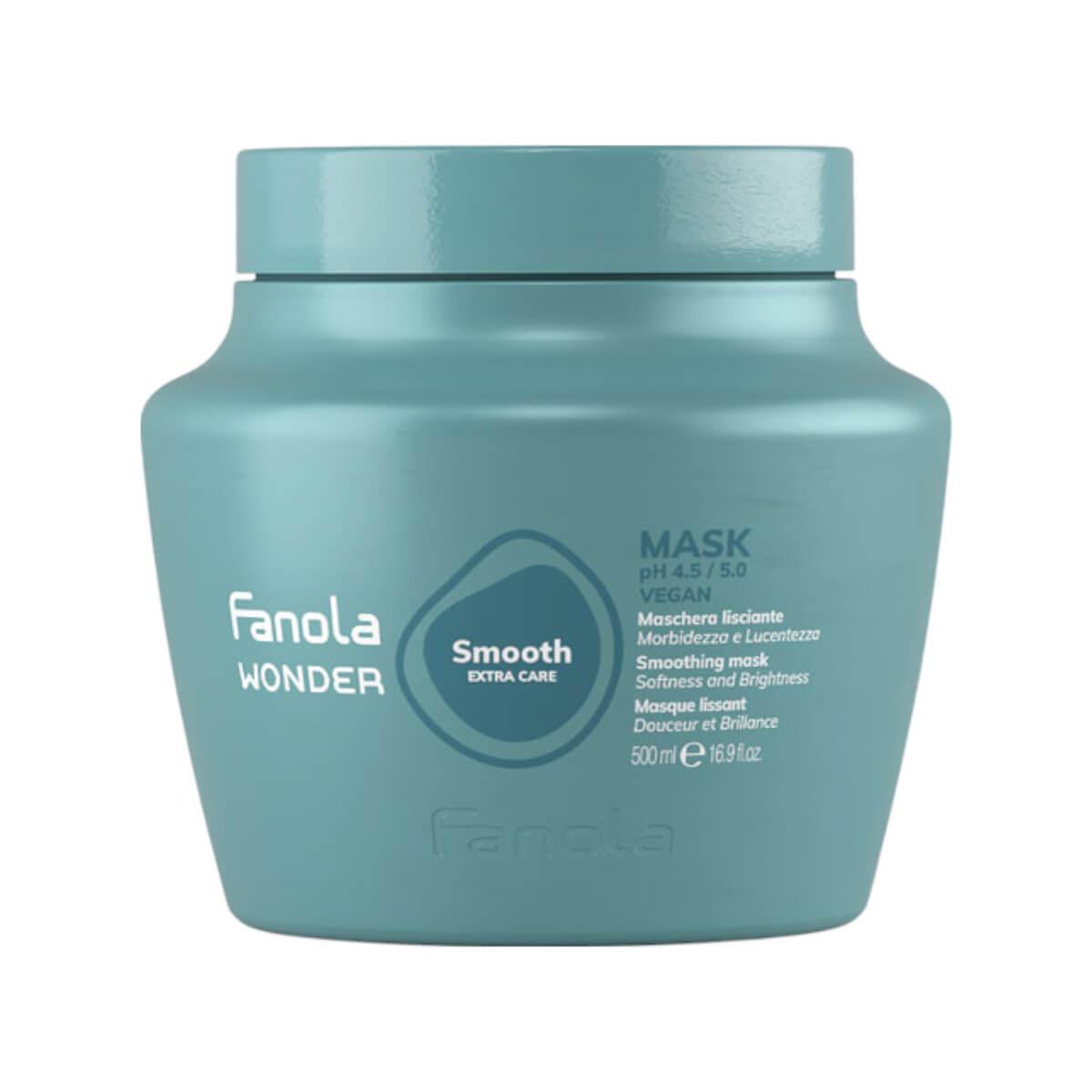 Fanola Wonder Smooth Extra Care Ισιωτική Μάσκα Μαλλιών 500 ml