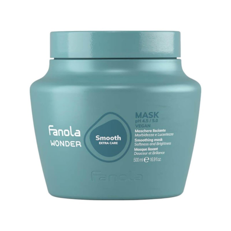 Fanola Wonder Smooth Extra Care Ισιωτική Μάσκα Μαλλιών 500 ml