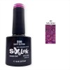 Ημιμόνιμο Βερνίκι SixLak Uv & Led Soak Off No399 Taffy Glitter 8ml