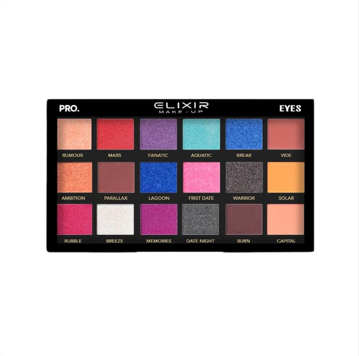 Παλέτα Σκιών Elixir Pro No 777K 18 color