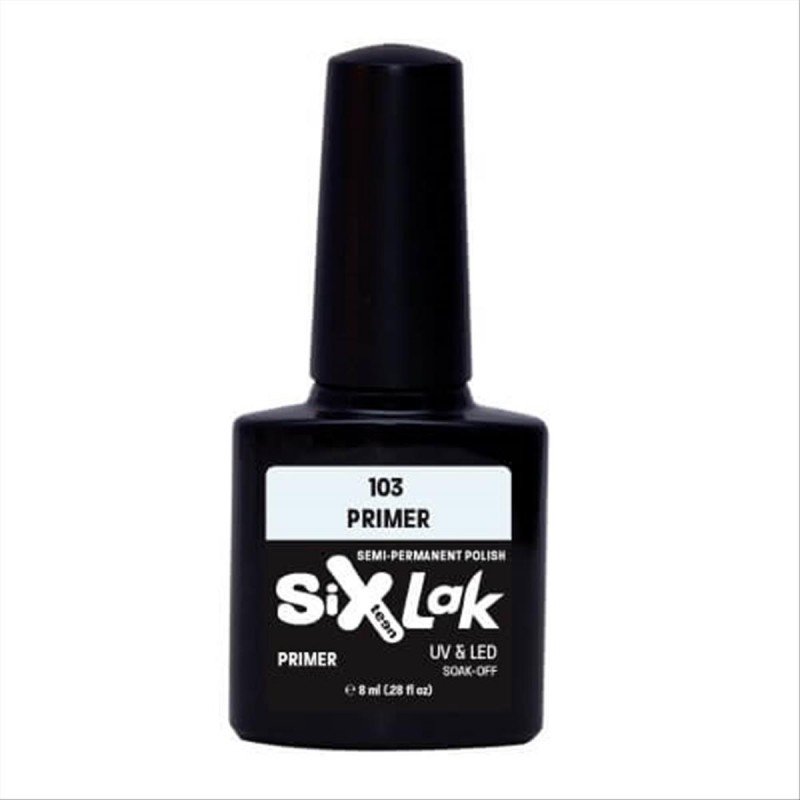 Ημιμόνιμο Βερνίκι SixLak Uv & Led Soak Off No103 Primer 8ml