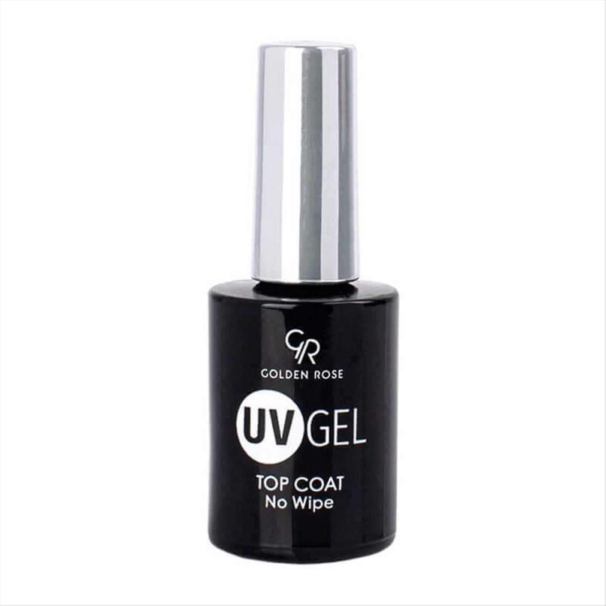 Semi-permanent Varnish UV GEL Nail Color Golden Rose Top Coat No Wipe -10.2ml