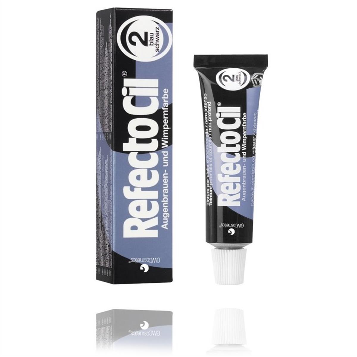 Eyelash & eyebrow dye No2 blue black Refectocil