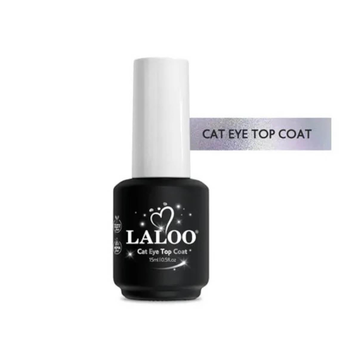 Semi-Permanent Nail Polish Laloo Cat Eye Top Coat 15ml