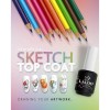 Semi-Permanent Nail Polish Laloo Sketch Top Coat 15ml