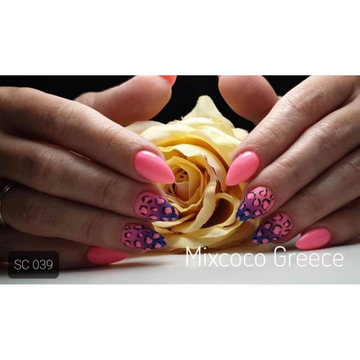 Ημιμόνιμο βερνίκι νυχιών Mixcoco SC039 15ml