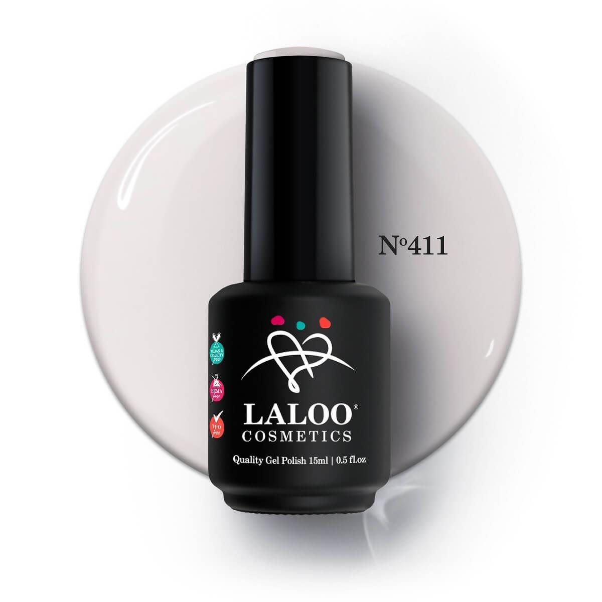 Semi-Permanent Nail Polish Laloo 411 Off white (off-white) 15ml