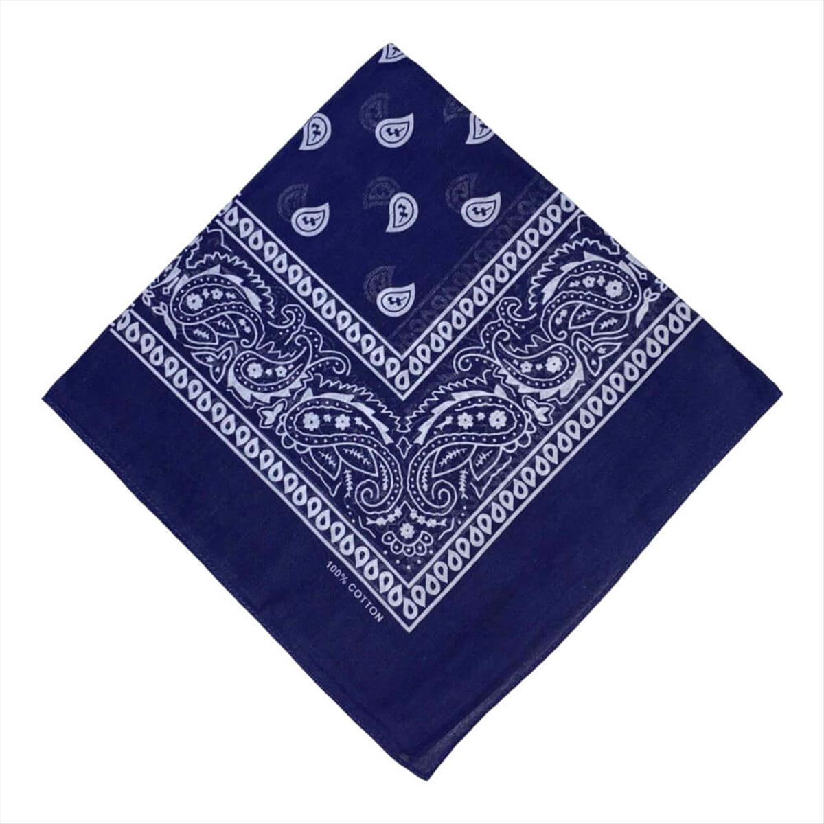 Bandana headband blue