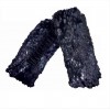 Fur Turban Ribbon Black Roro