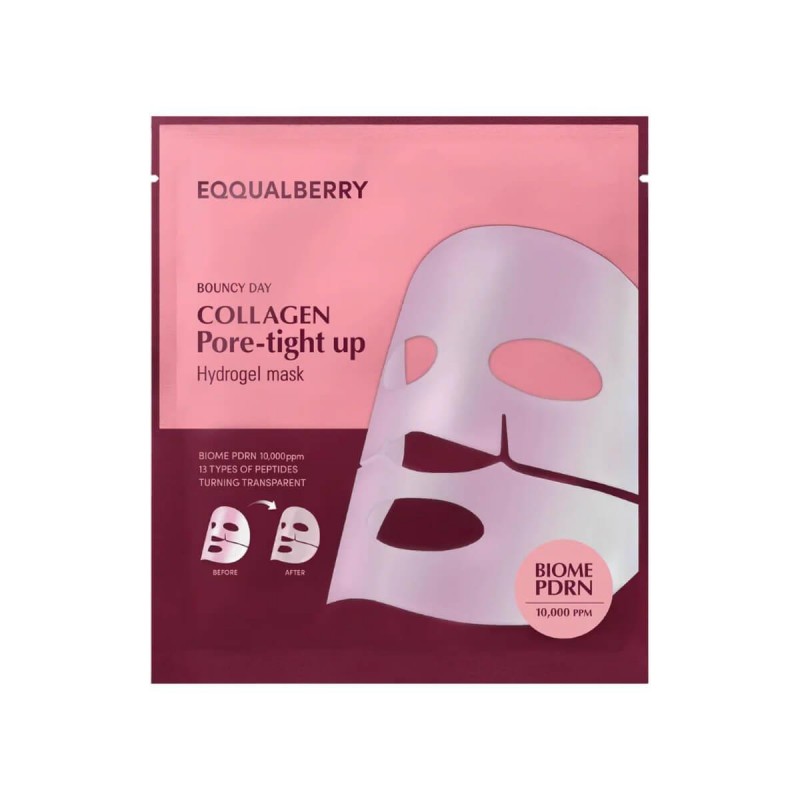 Collagen pore-tight up hydrogel mask 30g Eqqualberry