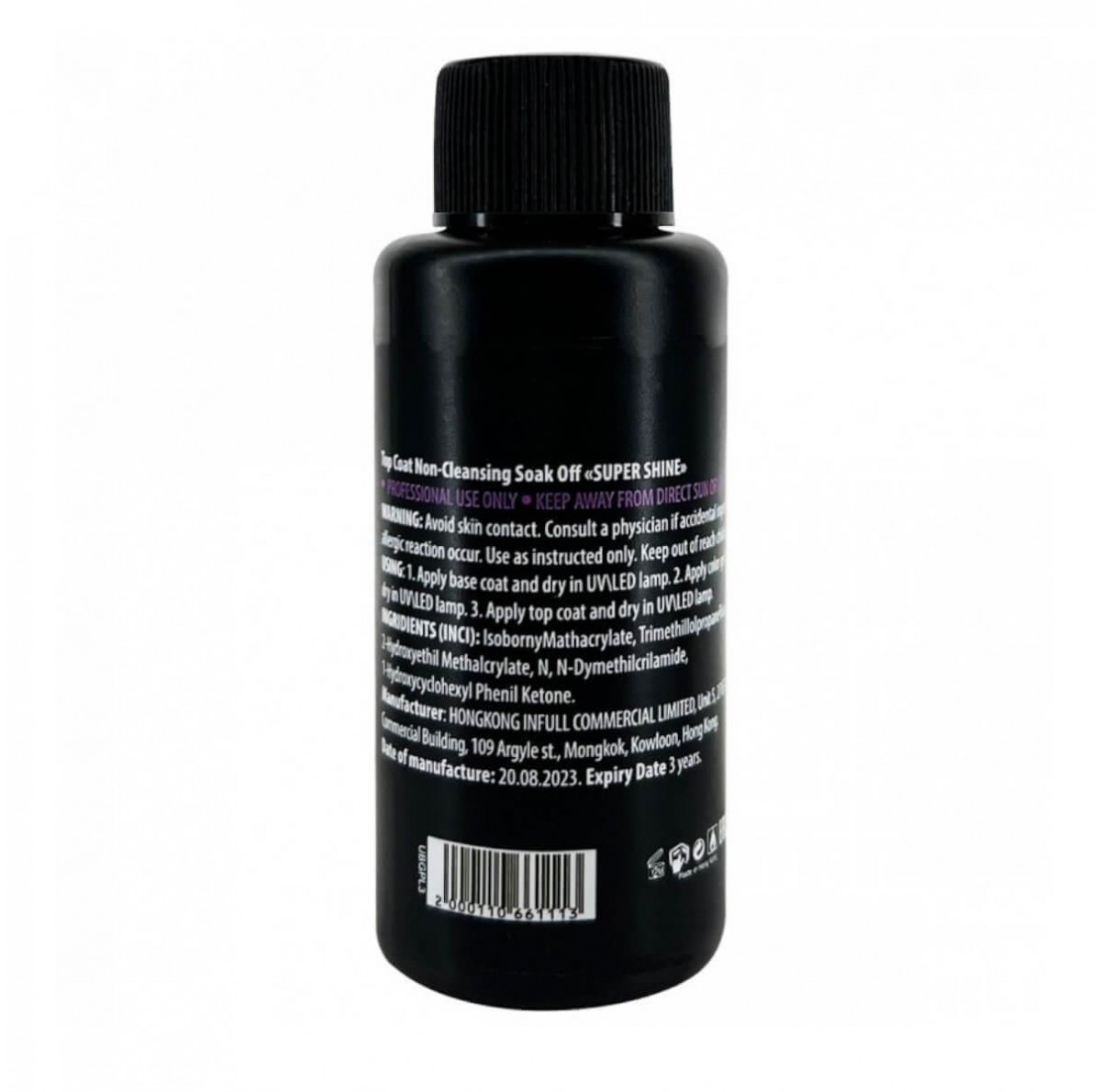 Uno Top Coat Non Cleansing Super Shine 50ml