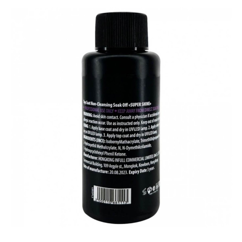 Uno Top Coat Non Cleansing Super Shine 50ml