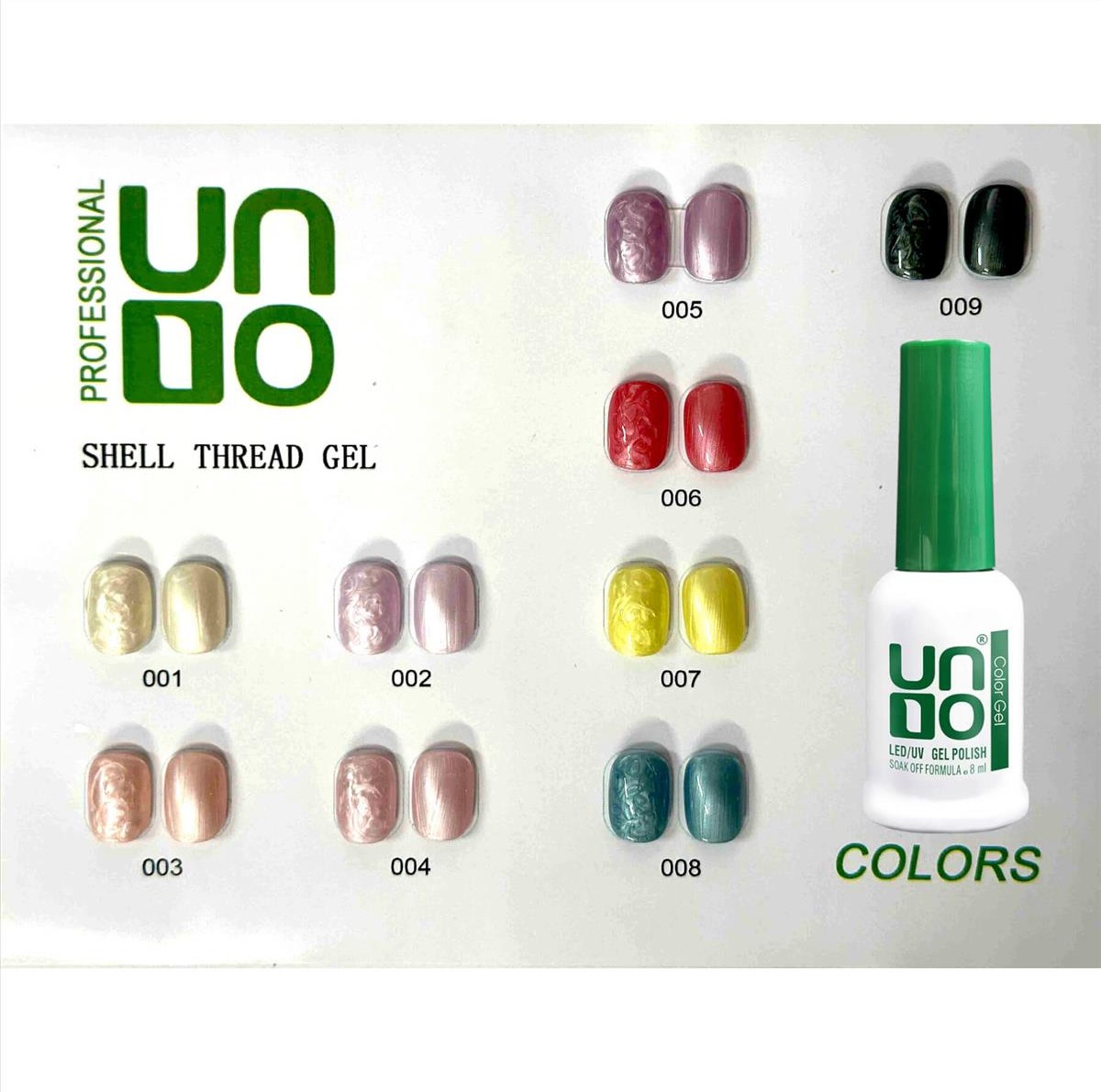 Uno Shell Thread Gel Polish Color Gel 12ml