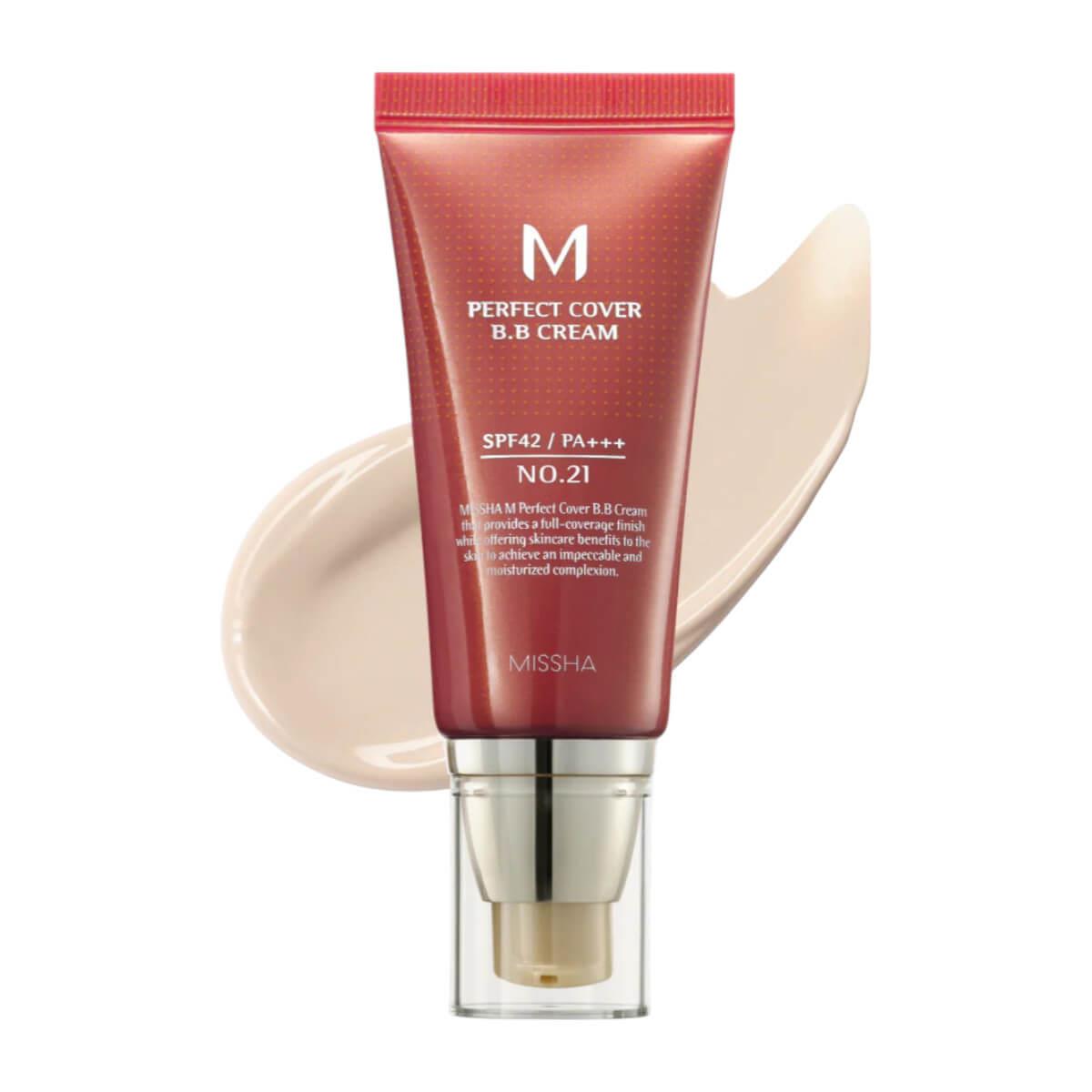 M perfect cover BB Cream SPF42 no.21 light beige 50ml Missha