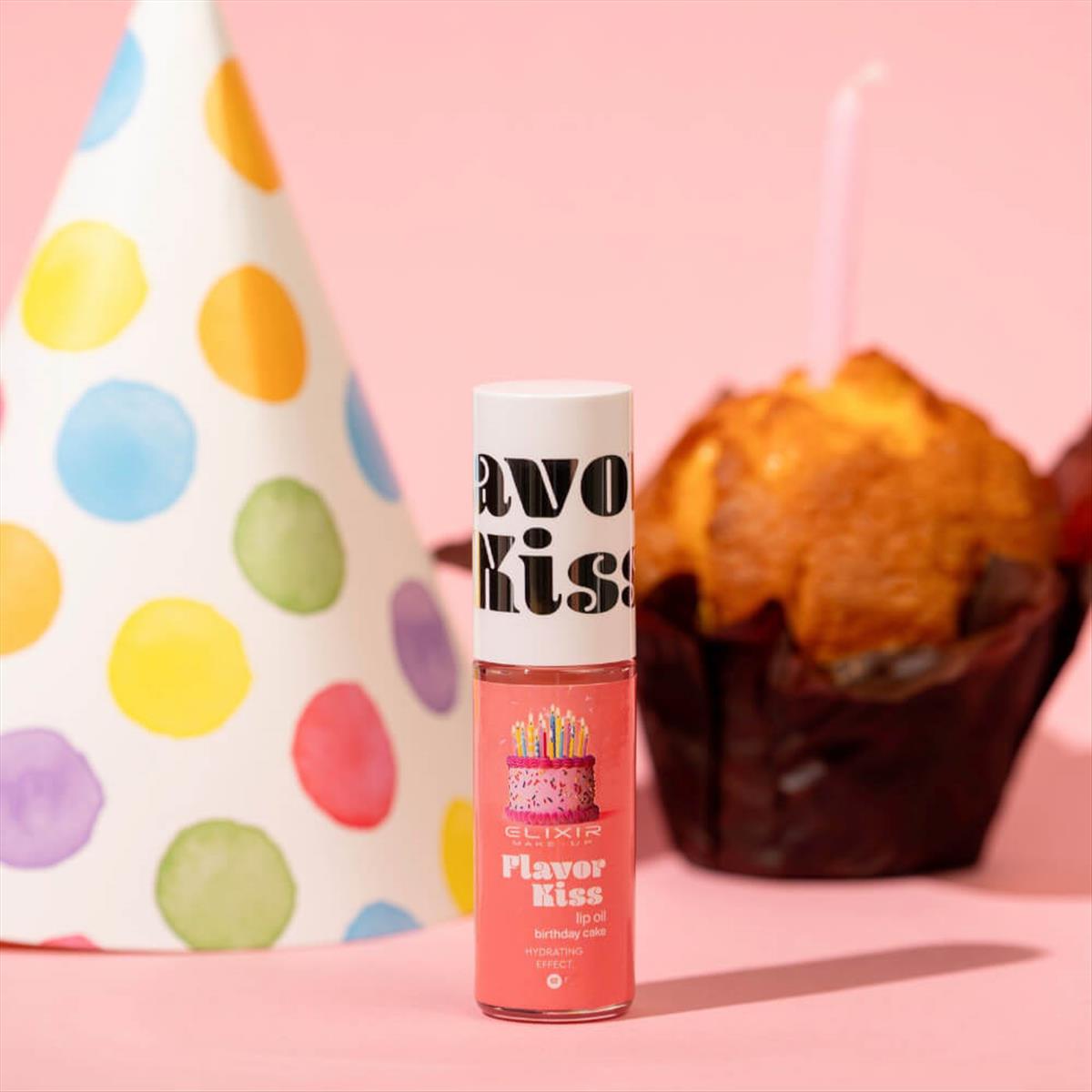 Elixir Flavor Kiss Lip Oil No 02 Birthday Cake 4gr Elixir Flavor Kiss Lip Oil No 02 Birthday Cake 4gr
