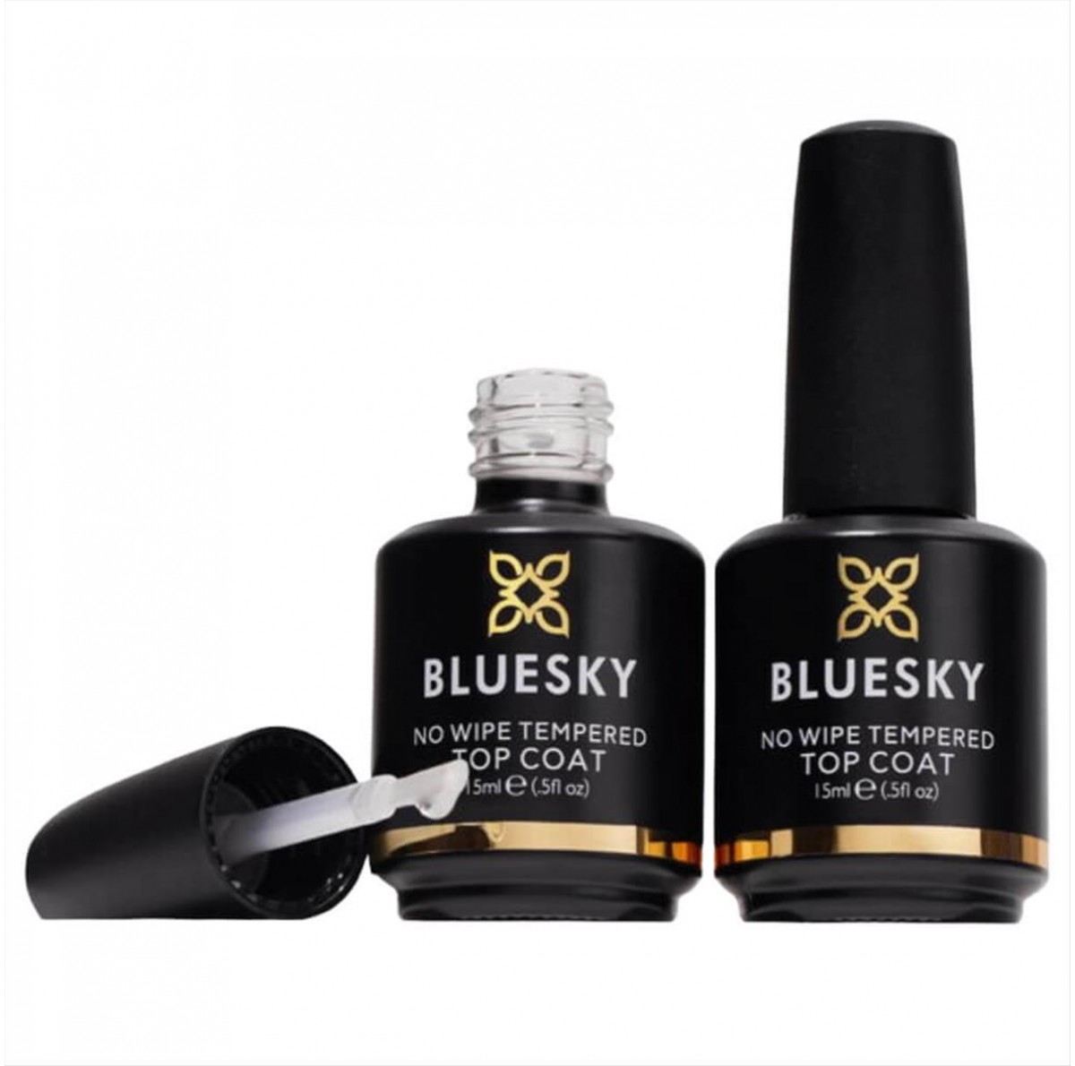 Bluesky Uv Gel Polish Top Coat No Wipe Tempered + 1 Gift