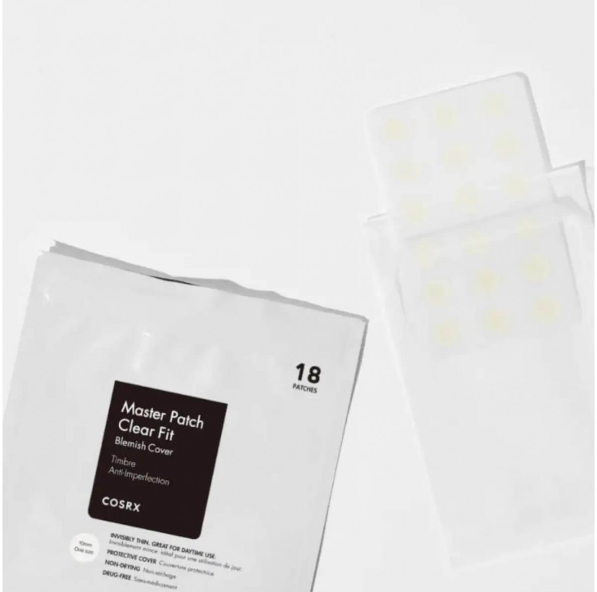 Master patch clear fit blemish cover 18pcs Cosrx