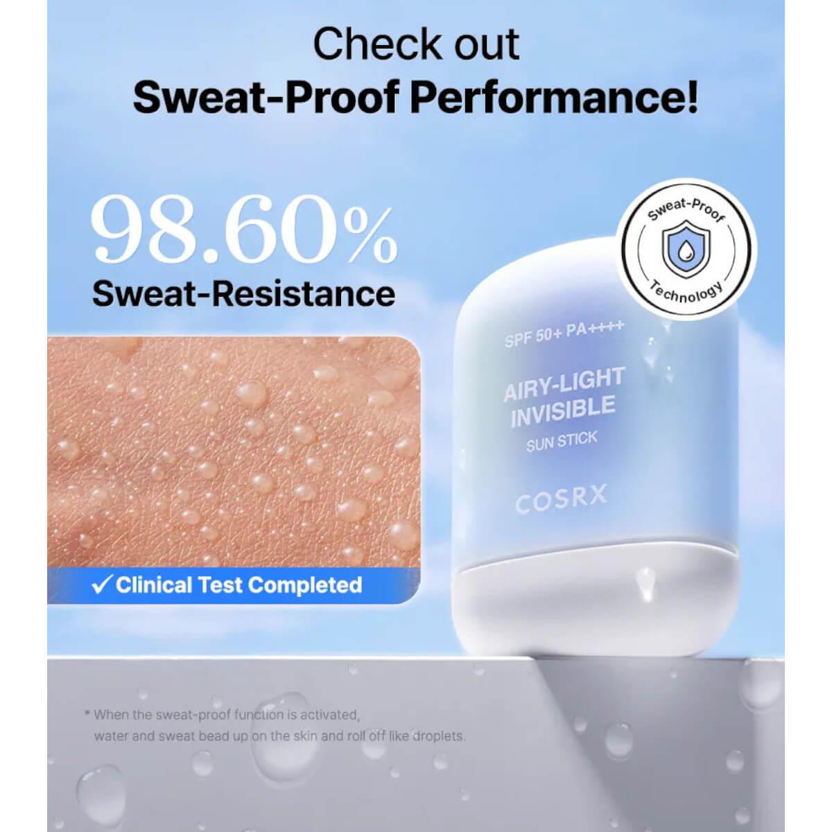 Airy-light ivisible sun stick 19g Cosrx
