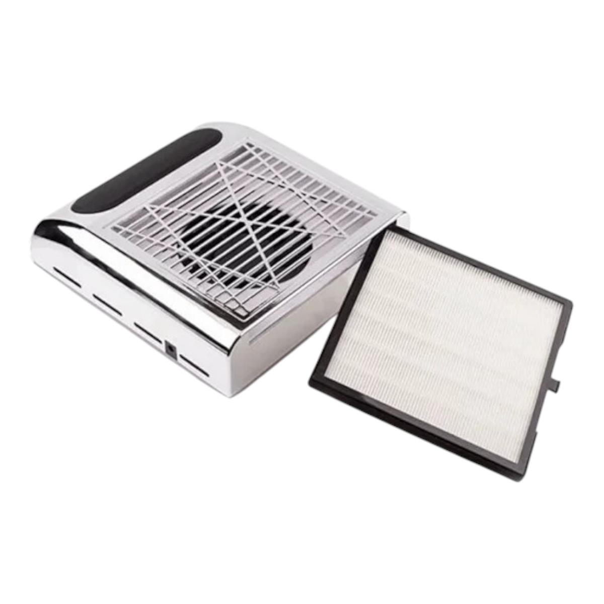 Professional Nail Dust Extractor 80watt BQ-858-8 Silver Professional Nail Dust Extractor 80watt BQ-858-8 Silver