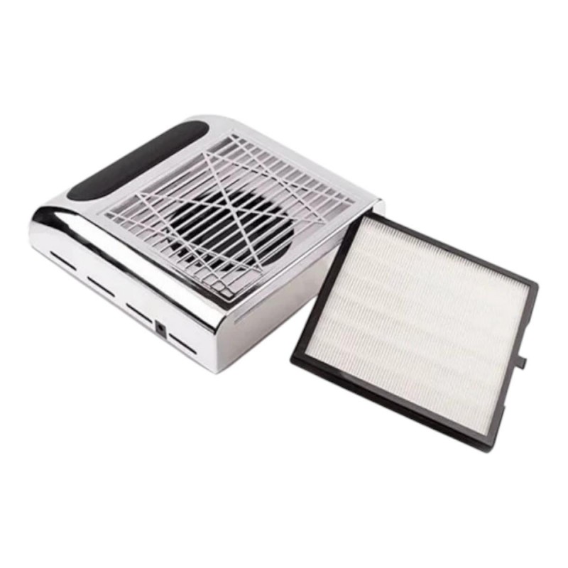 Professional Nail Dust Extractor 80watt BQ-858-8 Silver