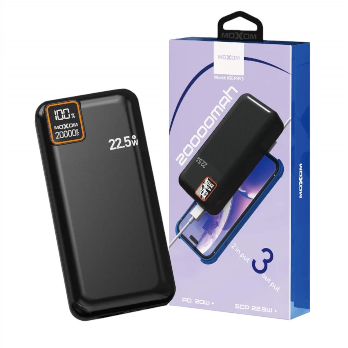 Power Bank Moxom MX-PB93 20000mAh 22.5w